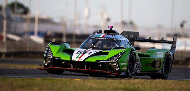 La Lamborghini SC63 a Daytona <br />nel primo test collettivo della serie