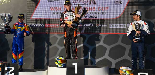 WSK Championship a Lonato<br />Wherrell implacabile nella Junior