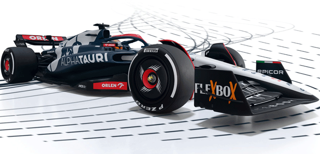 Il team Alpha Tauri mostra <br />i render della nuova monoposto