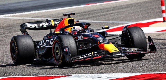 Test a Sakhir – 1° giorno mattina<br />Red Bull subito al top con Verstappen 