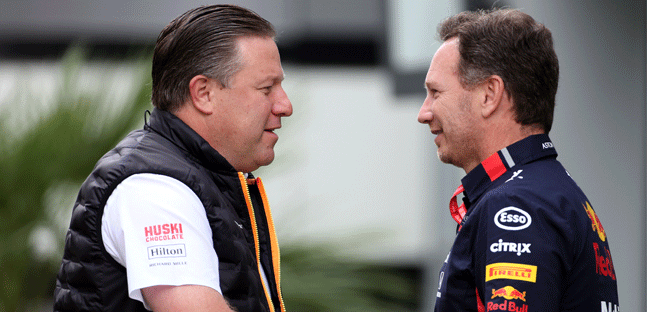 Motori Red Bull per la McLaren<br />a partire dalla stagione 2026?<br />