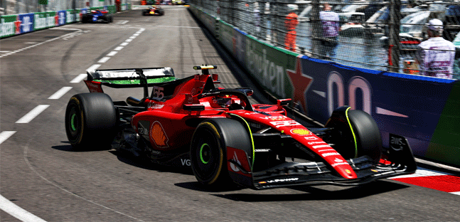 Montecarlo - Libere 1<br />Ferrari al comando con Sainz<br />