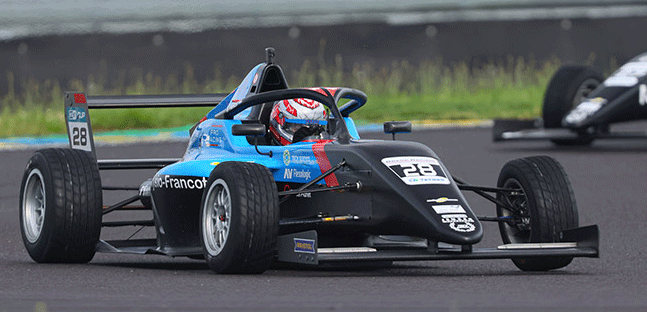 F4 CEZ al Slovakia Ring<br />Francot prende il largo