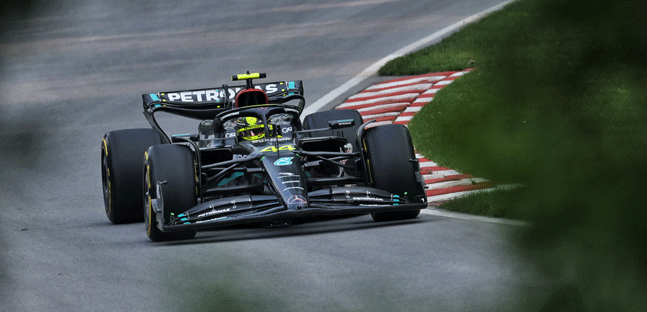 Montreal - Libere 2<br />Mercedes guida il gruppo