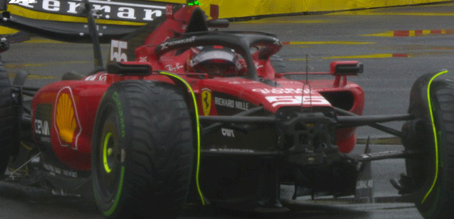 Montreal - Libere 3<br />Verstappen nella pioggia, Sainz crash