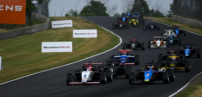 USF2000 a Elkhart Lake<br />Entra nel vivo la sfida tra Hughes e Sikes