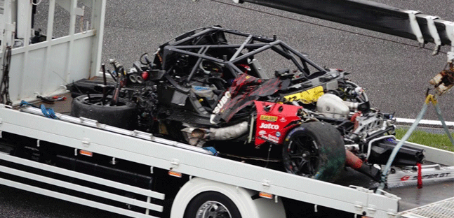 Suzuka - Gara<br />Incidente a Matsuda, corsa sospesa