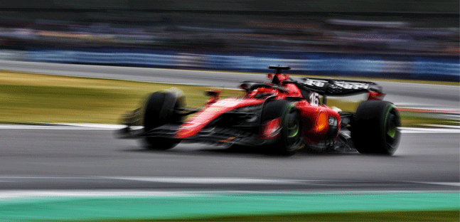 Silverstone - Libere 3<br />Leclerc prima della pioggia