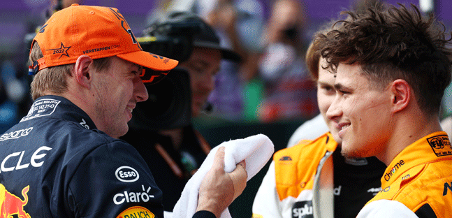 Silverstone - Qualifica<br />Verstappen batte le due McLaren<br />