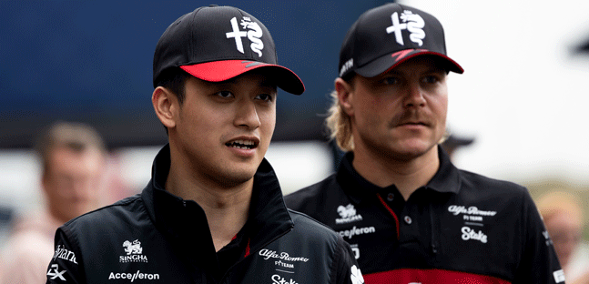 Sauber Alfa Romeo conferma<br />per il 2024 Bottas e Zhou