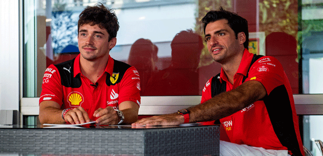 Singapore - Libere 1<br />Leclerc-Sainz al comando