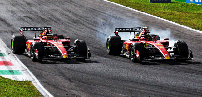 Sainz figlio di un dio minore?<br />La Ferrari non l'ha difeso a Monza