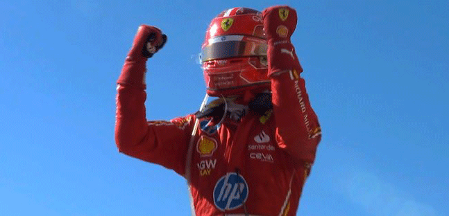 Austin - La cronaca<br />Leclerc e Sainz, doppietta Ferrari