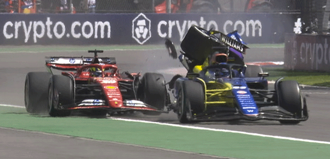 Citt&agrave; del Messico - Libere 1<br />Russell al top, Bearman-Albon incidente