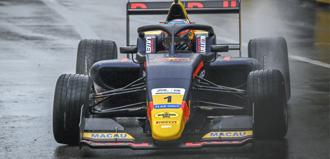 Macao - Qualifica 1<br />Goethe nella pioggia, Rinicella terzo