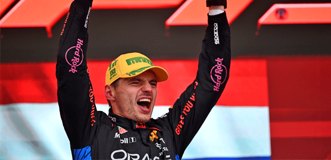 Verstappen, vittoria da mondiale<br />Clamoroso doppio podio per l'Alpine