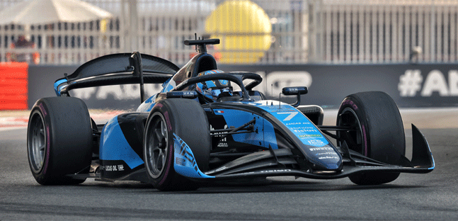 Test a Yas Marina - 1° giorno<br />Crawford leader, italiani in top 10
