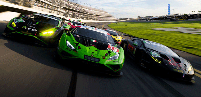Cinque Lamborghini GTD<br />nella grande sfida di Daytona