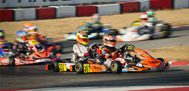 WSK Super Master Series a Lonato<br />Schaufler leader Junior, ma che duello