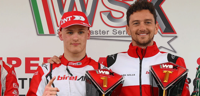 WSK Super Master a Sarno<br />Schaufler ed Eychmans le stelle