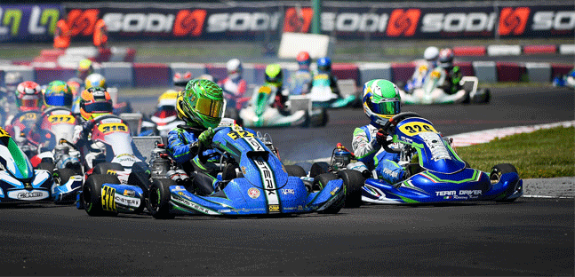 WSK Open Series a La Conca<br />Berezkin miglior Junior