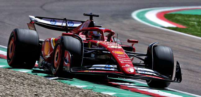 Imola - Libere 1<br />Ferrari, scatto da leader<br />