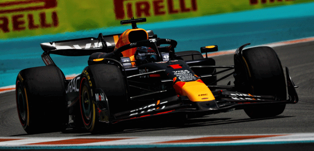 Miami - Qualifica Sprint<br />Verstappen batte un grande Leclerc
