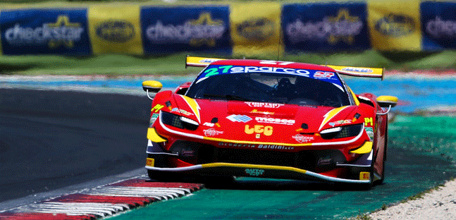 Endurance a Vallelunga, qualifica<br />Pole Ferrari con Fisichella-Leclerc-Mosca