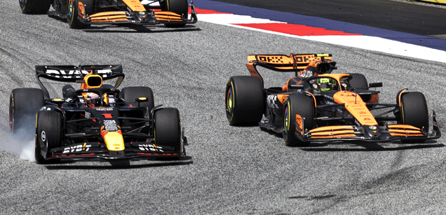 Spielberg - Gara Sprint<br />Verstappen vince il duello con Norris