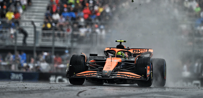 Montreal - Libere 1<br />Norris dopo la pioggia