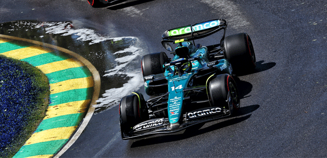 Montreal - Libere 2<br />Alonso leader con l'asciutto<br />Ferraristi in versione chicane mobili