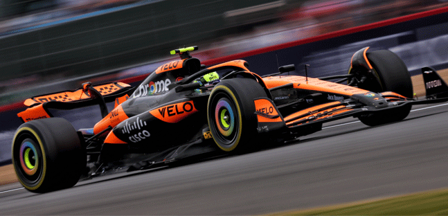 Silverstone - Libere 2<br />Norris-Piastri, uno due McLaren