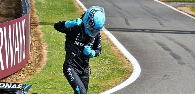 Silverstone - Qualifica<br />British Power con Russell-Hamilton-Norris
