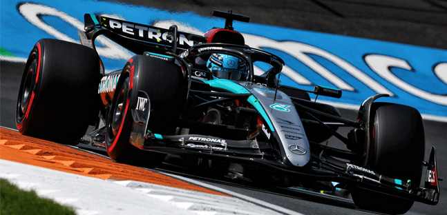 Zandvoort - Libere 2<br />Russell passa al comando