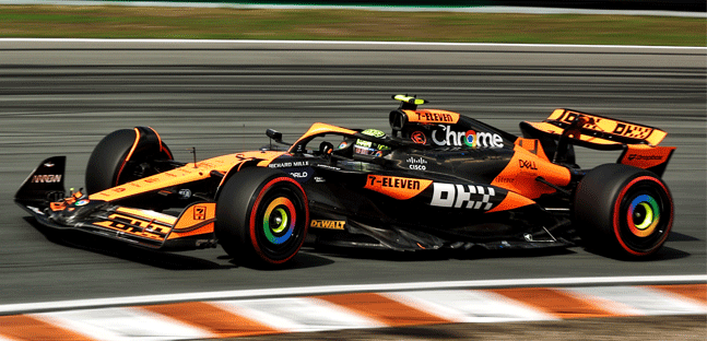 Zandvoort - La cronaca<br />Norris e la McLaren sono imbattibili