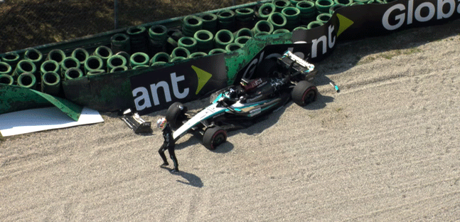 Monza - Libere 1<br />Verstappen leader, Antonelli sbatte subito
