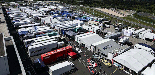 Esplode bombola d'aria compressa,<br />22 feriti al N&uuml;rburgring per la NLS