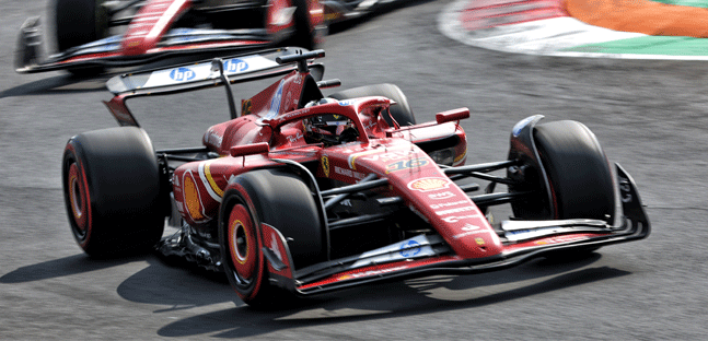 Monza - La cronaca<br />Clamorosa vittoria di Leclerc