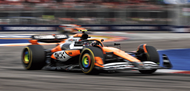 Singapore - Libere 3<br />Norris imprendibile, tris Mercedes