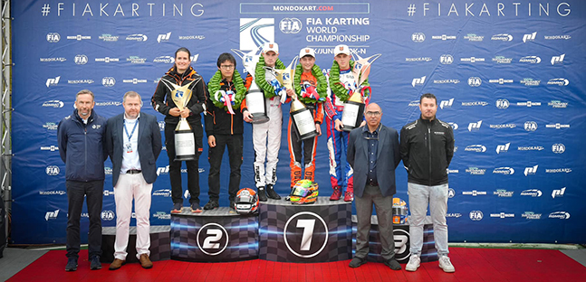 FIA Karting World Championship<br />Jeff-Half (OK) e Craigie (OKJ) <br />campioni a sorpresa a Brandon