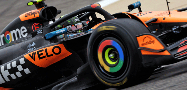 Test a Sakhir - 2° turno<br />Norris e la McLaren in "pole"