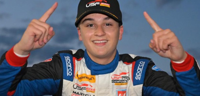 USF2000 a Indianapolis ovale, gara<br />Primo successo per Martella<br />