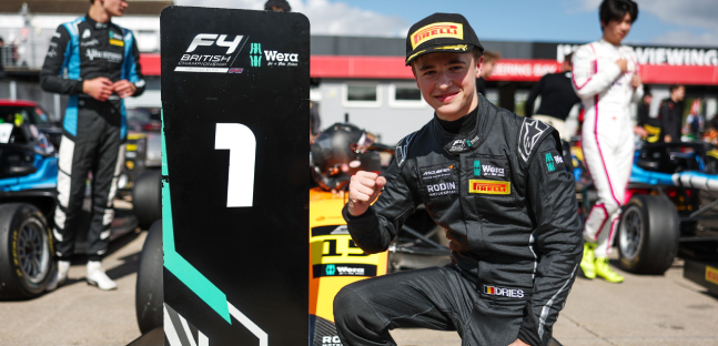 F4 britannica a Donington 2, gare<br />Van Langendonck vince al debutto