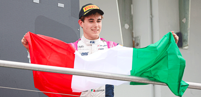 Olivieri, campione 2026 della <br />Regional, debutta con il team ART<br />