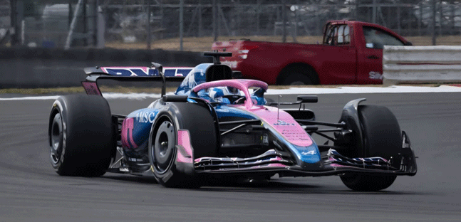 Min&igrave; in Messico nella FP1  <br />Per lui il debutto con l'Alpine