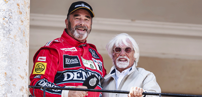 L'ex iridato Mansell ha messo<br />all'asta i cimeli di una carriera