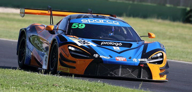 Sprint a Vallelunga, gara 1<br />Vittoria della McLaren Raptor