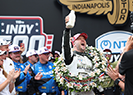 Indy 500 - Gara<br />Rosenqvist al fotofinish