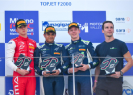 Misano - Gara 1 B/C<br />Bansal senza macchia, Busso a podio