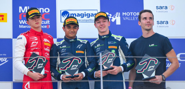 Misano - Gara 1 B/C<br />Bansal senza macchia, Busso a podio